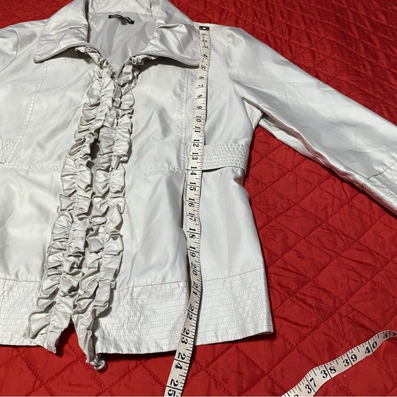 Samuel Dong Ruffle trend jacket size Medium - Picture 8 of 10